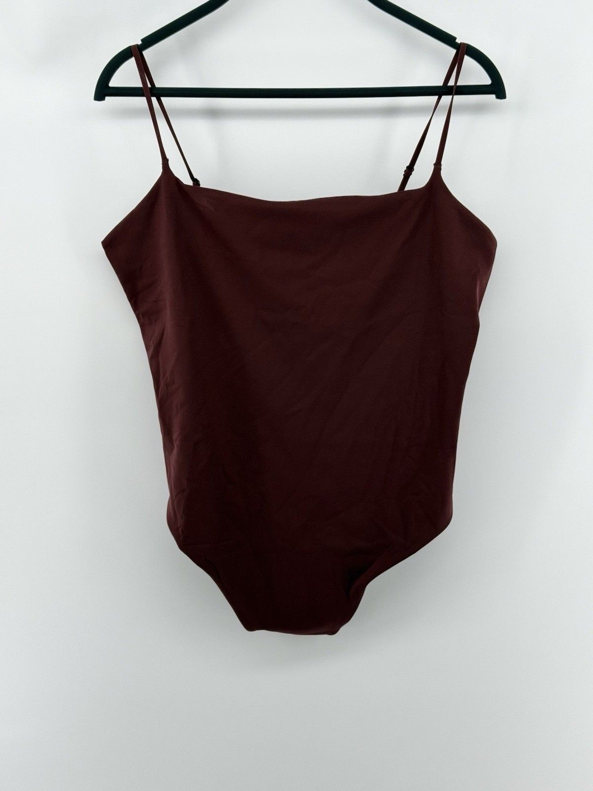 Athleta Bodymove Cami Bodysuit- Nwot-Size L Brown